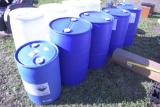 Five Plastic Drums