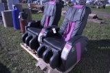 Two Planet Fitness Massage Chairs
