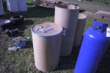 Two Cardboard Barrels And A Cardboard Cylinder
