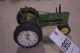 Danbury Mint John Deere Tractor Clock