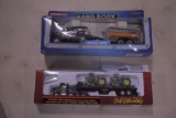 ERTL 1948 Peterbilt with John Deere 4020 Tractors and Hard Body 4x4 with U-Haul Trailer