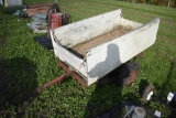 Homemade lawn cart