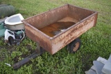 Lawn dump cart