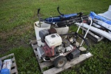 Honda power washer with misc.
