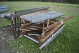 A lot of pallet racking parts