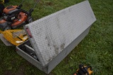 Diamond Plate Tool Box with Contents