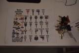 24 Key Heavy Equipment Key Set