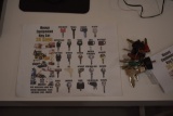 24 Key Heavy Equipment Key Set