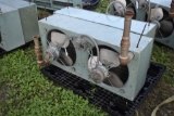 Carrier heater/cooler with two fans