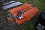 6 rolls of snow fence with grease guns