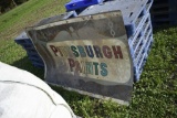 Metal Pittsburgh paint sign