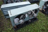 Carrier heater/cooler with two fans