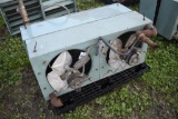 Carrier heater/cooler with two fans