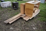 Wooden Cabinet Set With Barn Wood