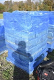 Pallet of large quanity of wooden baskets