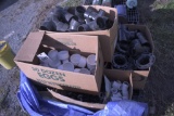 Pallet of PVC pipe fittings