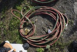Set of torch hoses with regulator