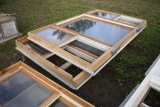 2 large picture windows