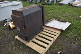 Wood Stove With Metal Covers