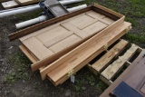 3 Wooden Doors With Frames