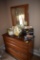 Dresser with mirror and Night Stand