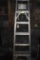 6 Step Aluminum Ladder with Fishing Net