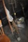 7 misc fishing poles with reel