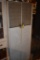 metal bifold cabinet with contents