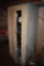 Antique Jelly Cabinet with contents of mostly empty Jars