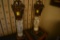 Pair Of Ornate Glass and Porcelain Lamps