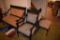 Parlor Love Seat on Small Caster Wheels