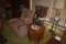 Two Recliner Chairs with Hexagon Table