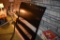 Full Size wooden bed Frame with tall head board and short foot board