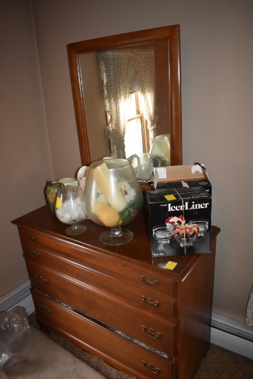 Dresser with mirror and Night Stand