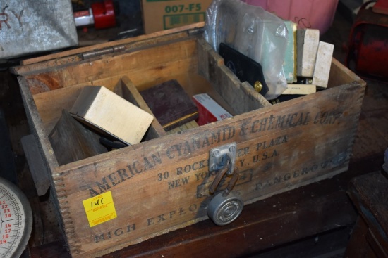 American Cyanamid and Chemical Corporation Box with Naval Coat buttons