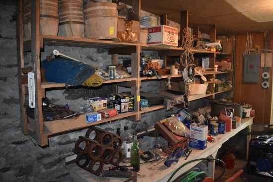 ALL Contents on Shelf and Bench