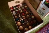 Box With Nice Christmas Ornaments