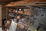 ALL contents on shelves and in front of shelves