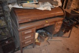 Roll top Desk with all contents except Horse items