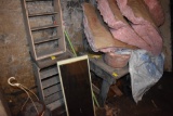 Small Shelves and Old Table