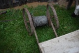 Barbed Wire Dispenser on Steel wheels