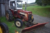 International 424 Tractor with Front Blade