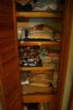 Closet of Towels lines adult diapers and electric heater