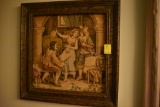 Pair of Needle Point Pictures in frames