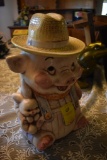 Pig Cookie jar Made by Treasure Crafts of USA