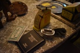 Group of items including Hanson model 1308 Recipe Scale and Ronson Georgian Lighter