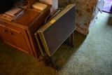 4 TV Trays on rolling stand