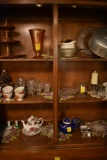 Contents of top part of China Closet