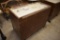Wooden Rolling Display Case with Plexiglass Flip open Top