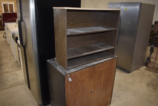 2 Wooden Book Cases